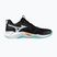 Mizuno Wave Momentum Pro Volleyballschuhe schwarz/tangelo/eisgrün