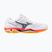 Mizuno Wave Phantom 3 Handballschuh weiß/feurige Koralle 2/Zitrus