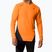 Herren-Longsleeve zum Laufen Mizuno Tech Thermal Charge tangelo
