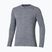 Herren Mizuno Core Impulse Half Zip Tee quicksilver running longsleeve