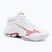 Damen-Volleyballschuhe Mizuno Wave Lightning Elite Mid white/rose elegance/lava falls