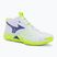 Volleyballschuhe Mizuno Wave Momentum Elite Mid white/lightning yellow/dazzling blue