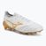 Fußballschuhe Mizuno Morelia Neo IV Beta Elite FG white/mp gold/cool gray 3c