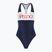 Speedo Colourblock Racerback Damen Badeanzug einteilig peacoat