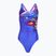 Badeanzug Damen Speedo Placement Digital Powerback molten blend/cobalt pop