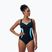 Damen-Einteiler Badeanzug Speedo Shaping Printed LunaElustre One pieces true navy/berry