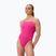 Damen-Einteiler Badeanzug Speedo FL Solid V-Back flare pink