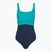 Damen-Einteiler Badeanzug Speedo Shaping Contour Eclipse peacock teal/peacoat
