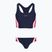 Damen-Einteiler Badeanzug Speedo Colourblock Splice 2.0 peacoat/pink