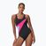 Damen-Badeanzug Speedo Hyperboom Butterfly Back Anthracite/Margarita Pink