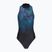 Damen-Einteiler Badeanzug Speedo Print Hydrasuit anthracite