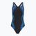 Damen-Einteiler Badeanzug Speedo Print Medalist anthracite
