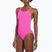 Einteiliger Damen-Badeanzug Nike Hydrastrong Solid Fastback fire pink