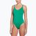 Einteiliger Damen-Badeanzug Nike Essential V-Neck stadium green