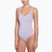 Einteiliger Damen-Badeanzug Nike Essential V-Neck Hortensien