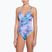 Nike Floral Blur V-Neck Damen-Badeanzug einteilig Hortensien