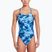 Einteiliger Damen-Badeanzug Nike Hydrastrong Cutout blau