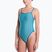 Damen Badeanzug Nike Ocean Bound Ripple Texture Square Neck bleached turquoise