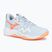 Damen-Volleyballschuhe Mizuno Wave Momentum Pro blue finch/lava orange/flamingo coral