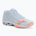Damen-Volleyballschuhe Mizuno Wave Lightning Pro Mid blue finch/lava orange/flamingo coral