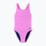 Damen-Einteiler Badeanzug Speedo Solid Leaderback orchid shine