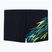Herren-Badeboxershorts Speedo Medley Logo Aquashort anthracite/hyper teal