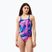 Damen-Einteiler Badeanzug Speedo FL Printed Turnback brushy glitch/hope
