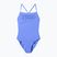 Damen-Einteiliger Badeanzug Speedo Endurance+ Logo Thin Strap Mondlicht Lavendel