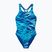 Kinder Badeanzug Speedo Hyperboom Print Medalist night watch/hyper teal
