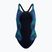 Damen-Einteiler Badeanzug Speedo Print Medalist anthracite