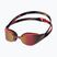 Schwimmbrille Speedo Fastskin Hyper Elite Mirror autumn red/smoke/crimson royal
