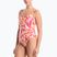 Damen-Einteiler Badeanzug Nike V-Neck desert pink