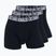 Herrenboxershorts CR7 Basic Trunk 3 pack black