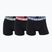 Herrenboxershorts CR7 Basic Trunk 3 pack black