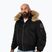 Herren Pitbull West Coast Harvest Hooded Bomber Winterjacke schwarz