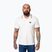 Herren Pitbull West Coast Polo Shirt Pique Streifen Regular weiß