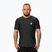 Herren Pitbull Small Logo Casual Sport schwarz melange t-shirt