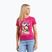 Shirt Damen Pitbull Synglasses Dog raspberry gold