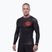 Rashguard Langarmshirt für Herren Pitbull Ray Rashguard fluo/red