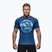Herren-Shirt Pitbull Rashguard Logo Palms blue