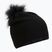 Damen Wintermütze 4F schwarz H4Z22-CAD009