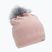 Damen Wintermütze 4F rosa H4Z22-CAD009