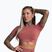 Damen Trainings-T-Shirt Gym Glamour Seamless Rashguard cherry