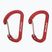 Salewa Flat Wiregate Karabiner 2 Stk. orange 00-0000034103