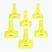 Set aus Leitkegeln OneTeam TRFTB03 MD6 6 Stück gelb