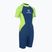 Kinder-Neoprenanzug AQUASTIC Wavey Jrb 2 mm grün/marineblau