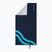 AQUASTIC Wavey marineblau/blaues Handtuch