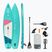 Set Paddleboard SUP aufblasbar AQUASTIC Touring 11'6" green