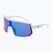 GOG Zeus Sonnenbrille matt weiß/reflex blau