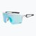 GOG Valhalla matt weiß/schwarz/reflex himmelblau Sonnenbrille
